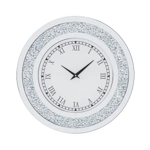 32inch Modern 3D Wall Clock W/Diamond Crystal