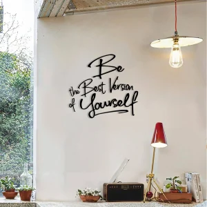 1pc Metal Wall Art with Get Shit Done Quote