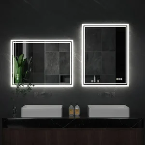 LED Backlight Frameless Dimmable Defog Bath Mirror