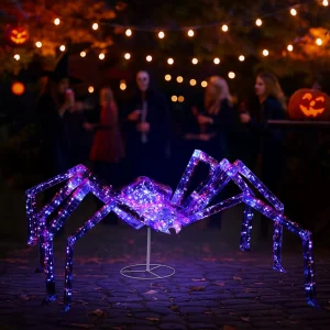 3FT Halloween Light Up Spider Weather Proof
