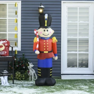 6' Toy Soldier Nutcracker Inflatable Outdoor Decoration