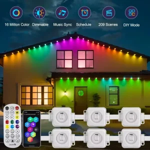 300ft LED Lights Permanent Outdoor Lights String